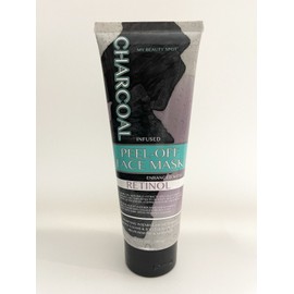 Retinol My Beauty Spot Charcoal Infused Peel Off Face Mask Enhanced With Retinol 6.7oz