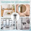 Zamety 2 x 2-in-1 Sink Plug Pop-Up, Hair Strainer Shower