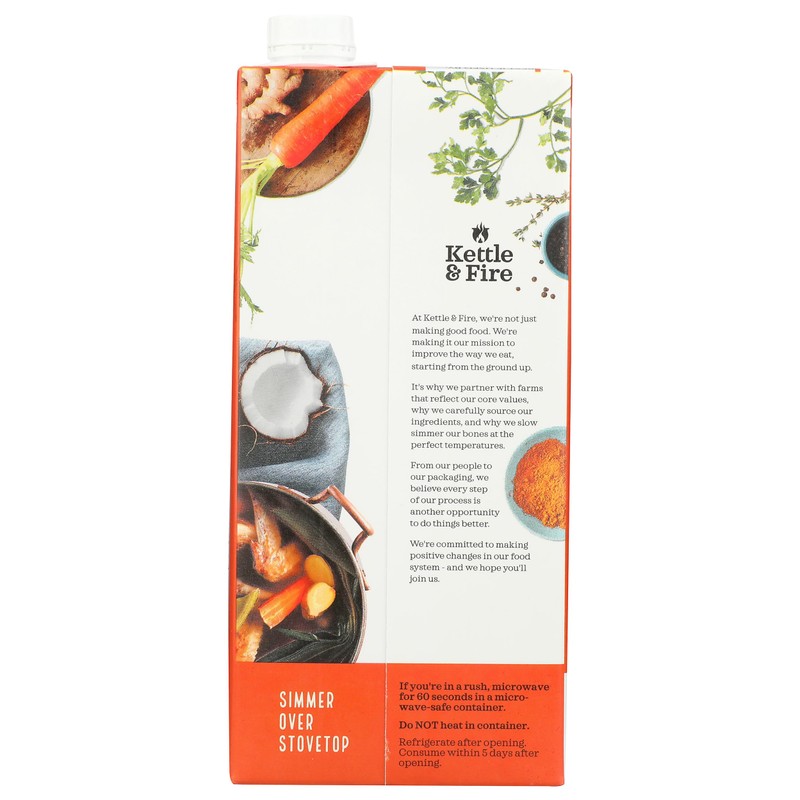 Kettle And Fire Broth Bn Chckn Trmrc Gng 32 OZ