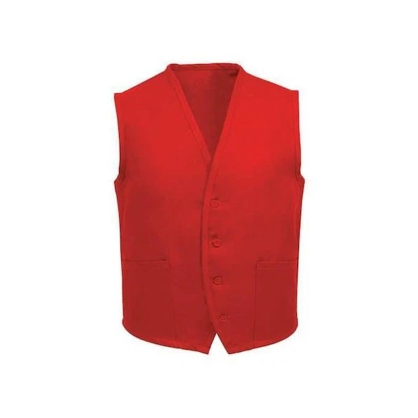 FAME (A DELTA PLUS GROUP COMPANY) 83003 Vest,2 Pocket,Red,V65