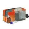 YUMQSEOS Travel Toiletry Bag,Large Makeup Bag,Portable Shaving Kit Bag, Orange