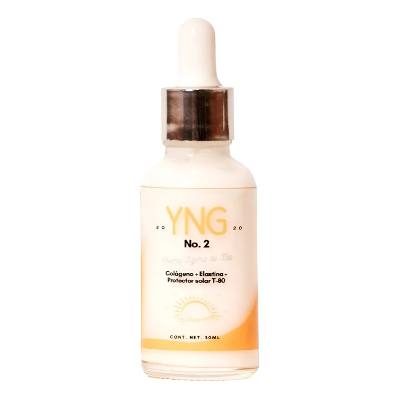 Yng 2 Crema Facial Colágeno + Elastina + Protector Solar