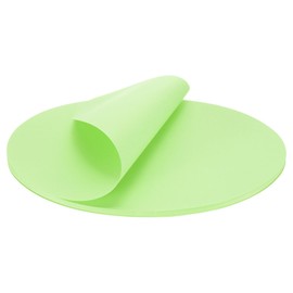 sourcing map 10 Inch Oval Card Stock, 60 Pcs Colored Cutouts Paper Thick Cardstock Coaster for DIY Craft Projects Classroom Bulletin Board Decor, Light Green