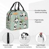 JIMOWANG Panda Portable Lunch Bag Compact Tote Bag Reusable Lunch