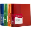 JAM PAPER Plastic 1.5 inch Binders - Assorted 3 Ring