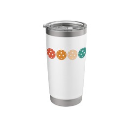 Pickleball Retro Ball Design Pickleballspieler Pickleball Stainless Steel Insulated Tumbler