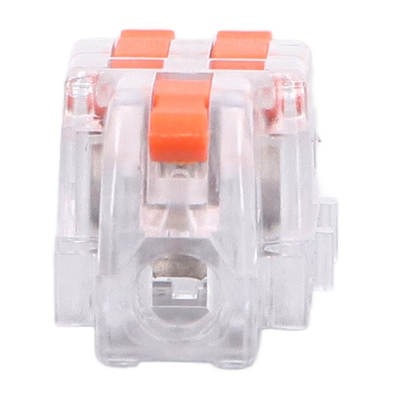 30PCS Quick Splicing Wire Connector Transparent PC Copper Stripping Terminal