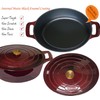 La Cuisine Enameled Cast Iron Oval Dutch Oven Casserole Dish