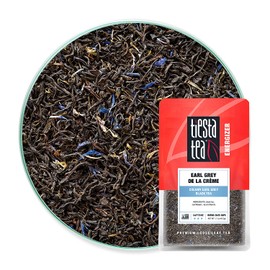 Tiesta Tea - Earl Grey de la Crème, Loose Leaf Creamy Earl Grey Black Tea, High Caffeine, Hot & Iced Tea, 1.7 oz Pouch - 25 Cups, Natural Flavored, Unsweetened, Black Tea Loose Leaf