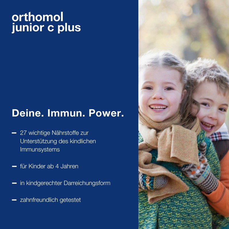 Orthomol Junior C Plus forest fruits chewable tablets (pack of