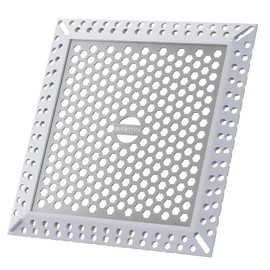 Not Moving Shower Drain Hair Catcher,Effective Hair Catcher Shower Drain,Square Flat Shower Drain Cover Protector Filter,Efficient Drainage,Hair Trap Stopper (Gray, 4 inch)