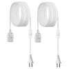 Hanging Light Cord Kit 16ft E26 Lamp Socket With On