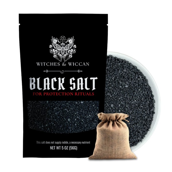 Sea Salt Superstore Black Salt for Protection Rituals & Wiccan