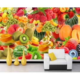 Eierme Fruit Cocktail Wall Mural Wallpaper 178" x 117"