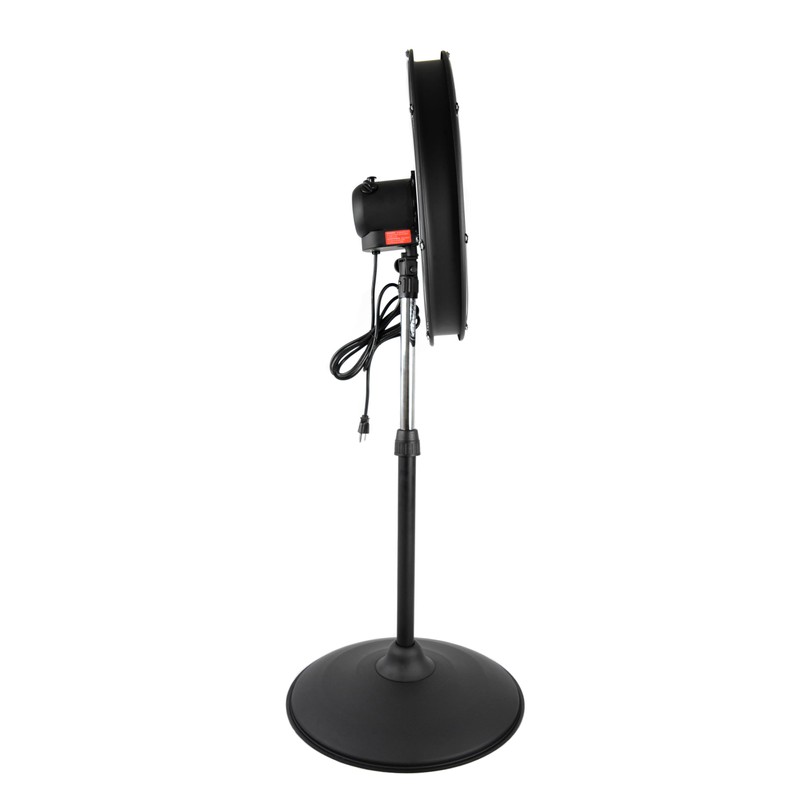 Blue Blower High Velocity Oscillating Adjustable Tilt 20in Shroud Pedestal