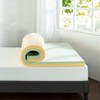 ZINUS 4 Inch Green Tea Memory Foam Mattress Topper /