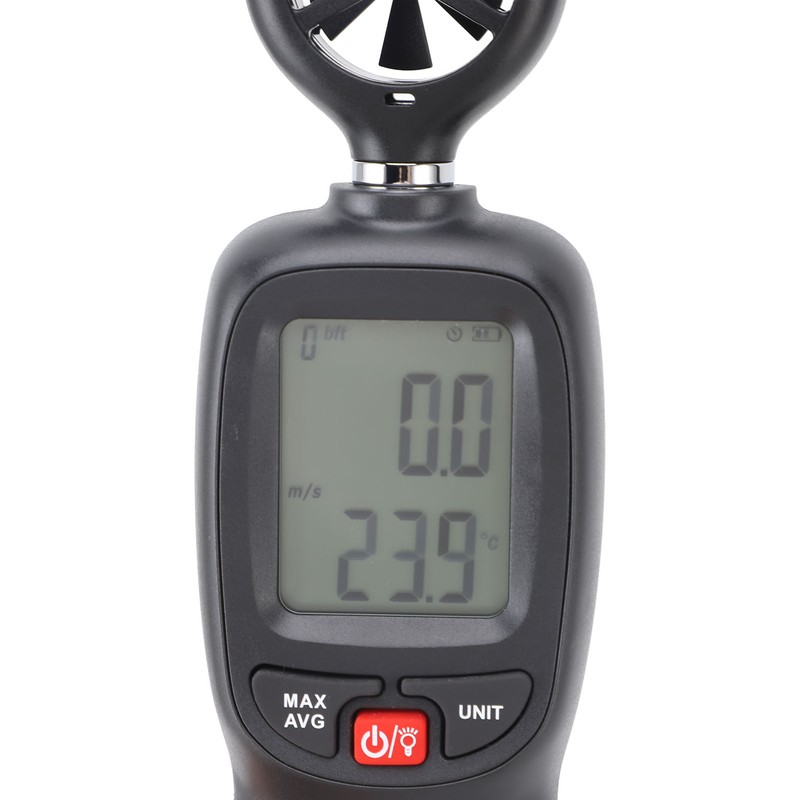 Digital Anemometer High Accuracy Backlit Multifunctional Micro Wind Speed Sensor