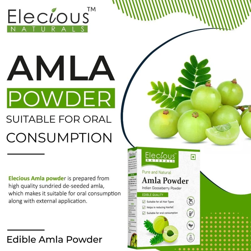Nutranix Nutranix Hrz Amla Indian Gooseberry Powder for Hair Growth