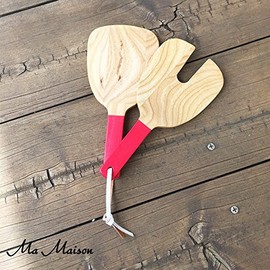 MaMaison サラダサーバー Paddle レッド AHW0151Red