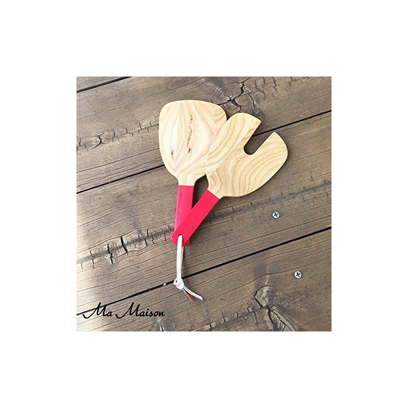 MaMaison サラダサーバー Paddle レッド AHW0151Red