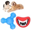 Pet Chew Toy Set Interactive Puppy Teething Red Lip Demon