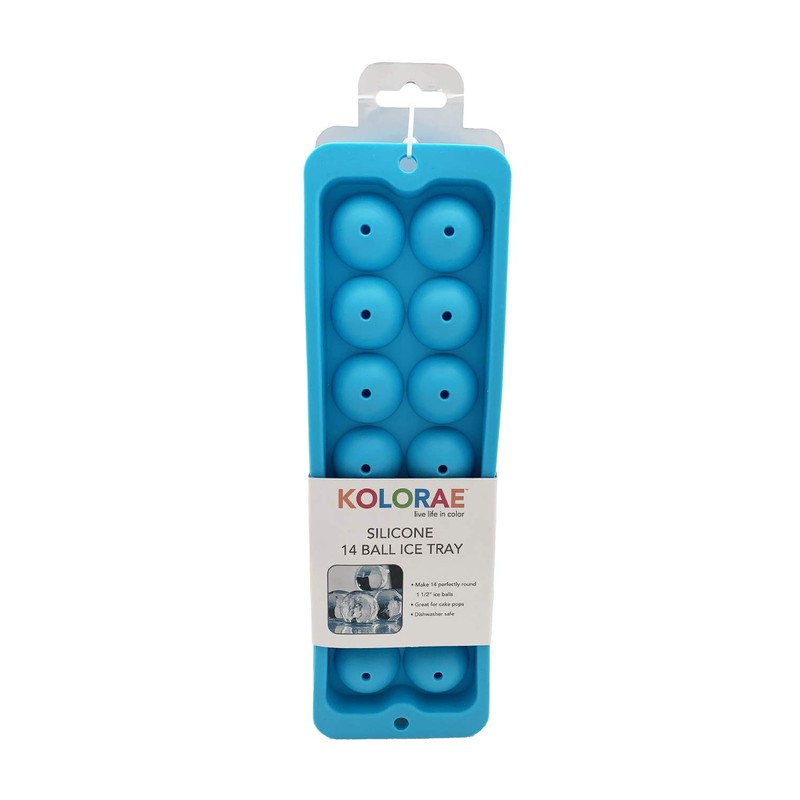 KOLORAE SILICONE 14 BALL ICE TRAY - BLUE - EASY
