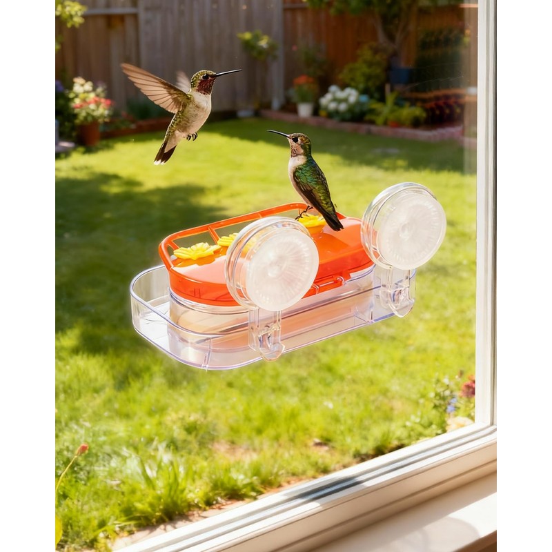 Redboat 2 Pack Window Hummingbird Feeder