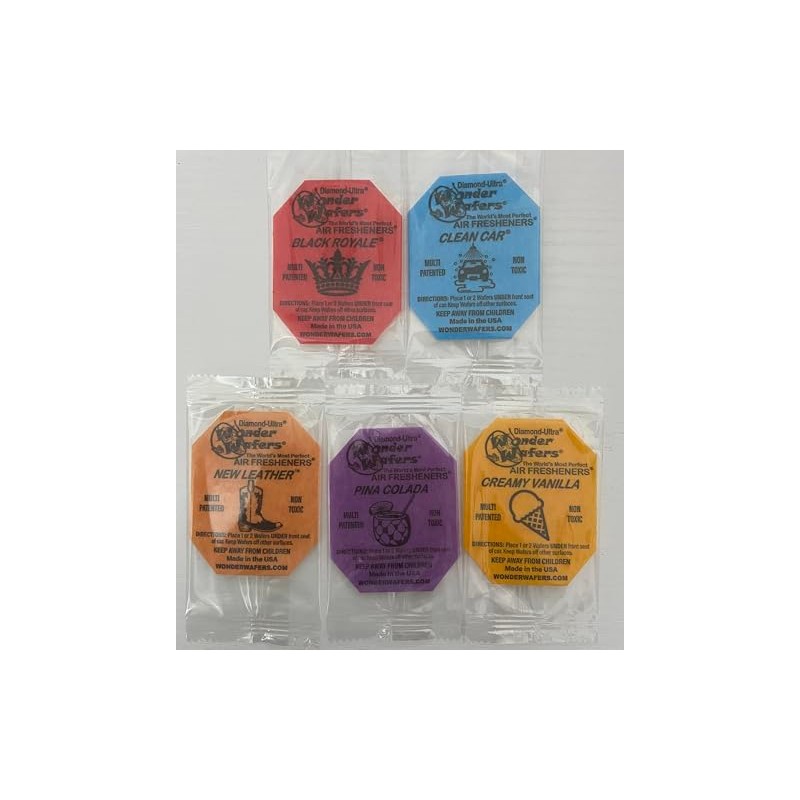 Donkey Auto Products, Wonder Wafers Top 5 Scents Sample Pack
