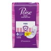 Poise Incontinence Pads for Women, 6 Drop Ultimate Absorbency, Long