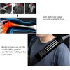 American Flag Carbon Fiber Car Seat Belt Covers - 2