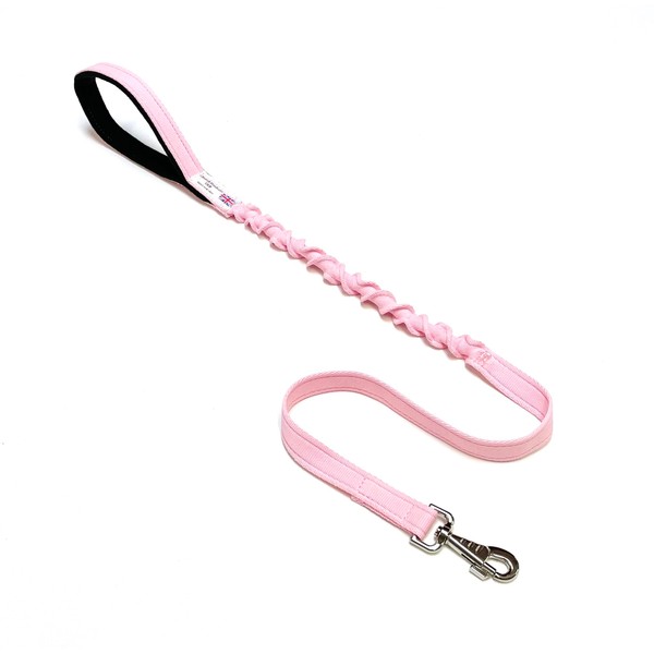 Dog Lead With Shock Absorbing Bungee Cord Training Walking Leash