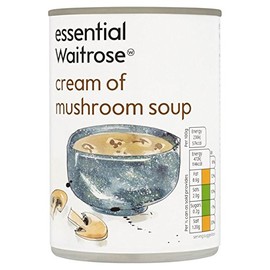 Cream of Mushroom Soup Essential Waitrose 400g