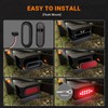 6PCS 6 Inch Oval LED Trailer Tail Lights, 4 Red