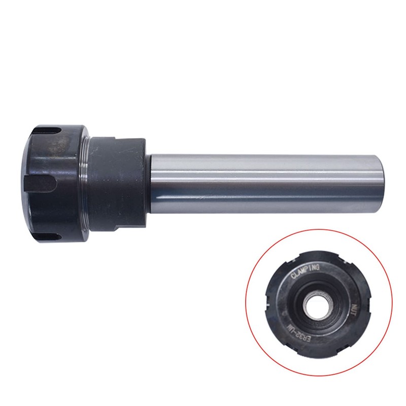 mitoharet 4 Inch Long Straight Shank Collet Chuck C1 ER32