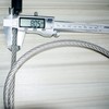 OMOTOOL Safety Lock Cable 1.2m x 8mm Braided Stainless Steel