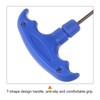 TOP-VIGOR 5Pcs H2.5 T-Handle Hex Key Wrench, 2.5mm S2 Steel