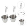 CIYODO 2 Pcs Stainless Steel Sauce Cups Sauce Storage Containers