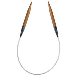 ChiaoGoo Circular 12-inch (30cm) Bamboo Dark Patina Knitting Needle; Size US 2.5 (3mm) 2012-2.5