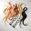 1 Pair Black DIY Styling Ponytail Maker French Braid Tool