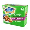 Blue Diamond Almonds Whole Natural Raw Almonds 100 Calorie On The Go Bags, 32 Count