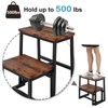 iTsst 2 Step Stool for Adults Wooden Step Stool with
