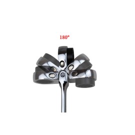 Mountain 8x10mm Double Box Universal Spline Reversible Ratcheting Wrench; 90 Tooth Design, Long, Flexible, Reversible; MTNRM810