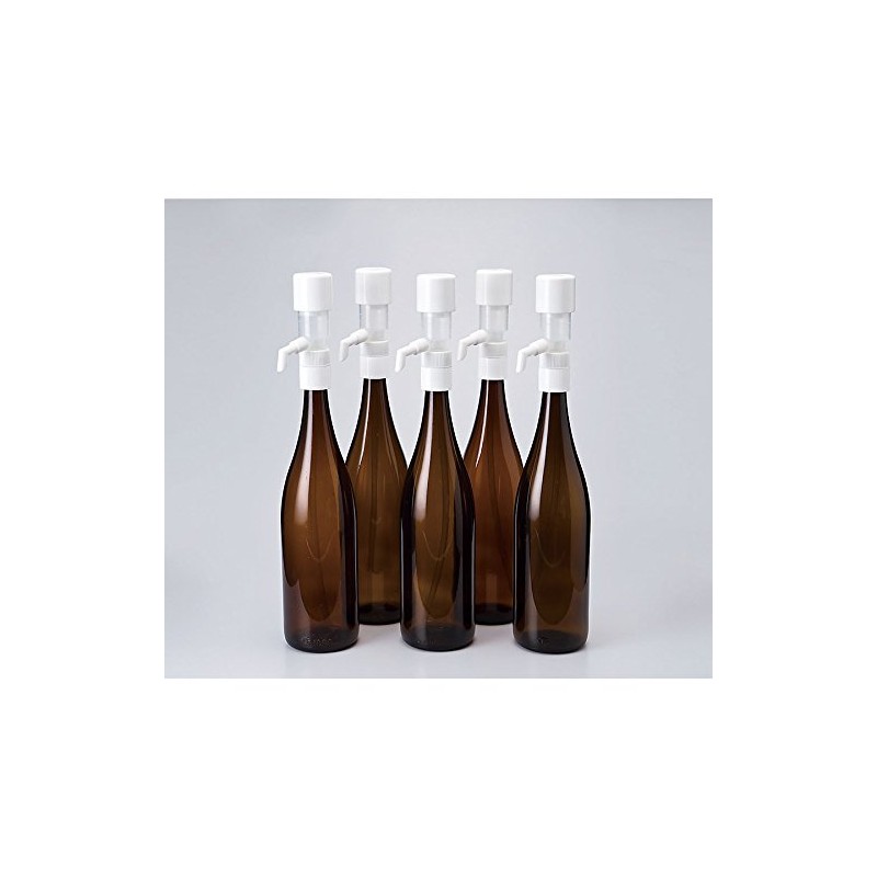 Hitoshi-kun Bottle Supporter Included (1 Piece), One Push Quantitative Dispenser,