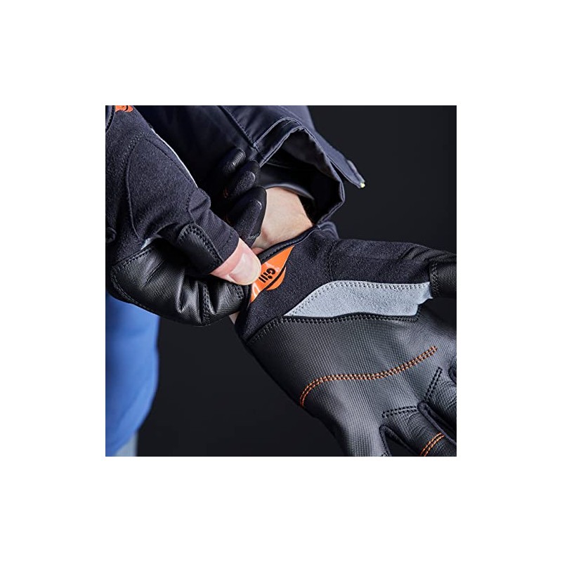 Gill Championship Short Finger Sailing Yachting and Gauntlets - Black