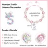 POTUS Unicorn Age Bracelet Magical 5th Birthday Gift with Adjustable