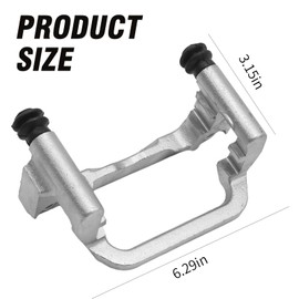 Hoypeyfiy 44001-8H30A Rear Brake Caliper Bracket Hanger Carrier with Bolts Replacement for Nissan Xtrail X-Trail T30 T31 2.5 Petrol 2001-2007 Replaces 44001-8H300 44011-8H300 44011-8H30A