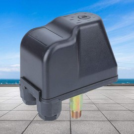 Vikye Pressure Switch, G1 / 4 Inch AC250 V / 16 A Parallel Bars Double Spring Pressure Switch Regulator for Pump