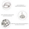 Pack of 150 large washers M5 x 15 mm, DIN