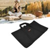 Folding Table Storage Bag Sponge Interlayer Waterproof Oxford Cloth Black
