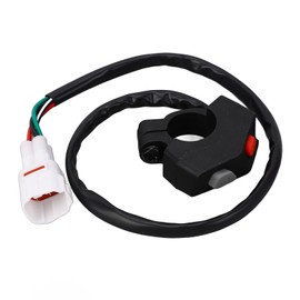 Motorcycle Handlebar Switch, Motorcycle Headlight Horn Switch, Handlebar Control Button Head Light Signal Horn On Off Button 7811‑107‑0000 (Style Two)